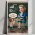 Vintage Funny Teacher Posters,Twin Pack