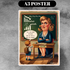 Vintage Funny Teacher Cute Pupil Poster